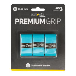 Sobregrips Tennis-Point Premium Grip blau 3er